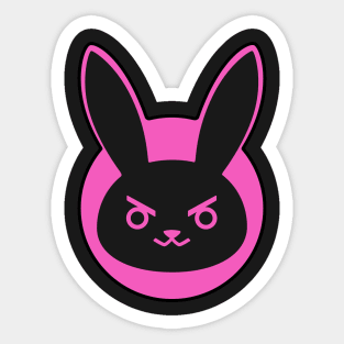 Overwatch -  D.Va Logo - Bunny Sticker